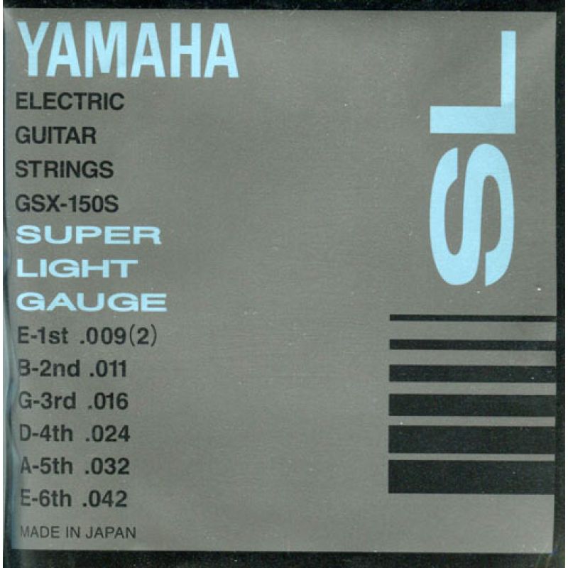 Струни для гітари YAMAHA GSX150S ELECTRIC SUPER LIGHT (09-42)