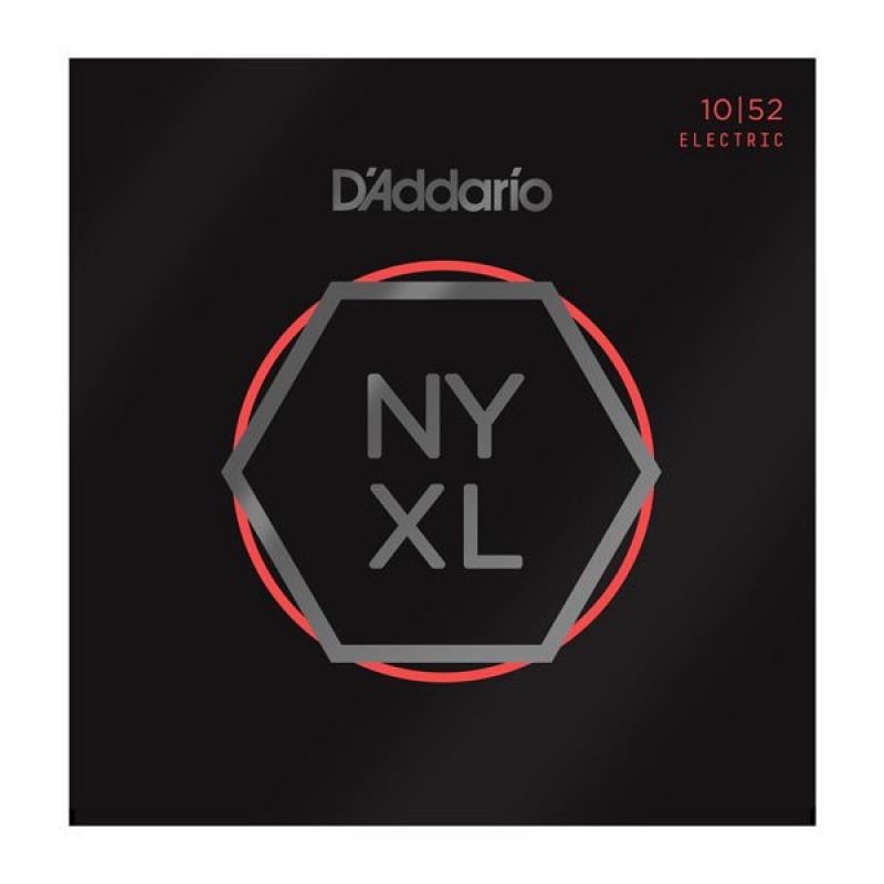 Струни для гітари D`ADDARIO NYXL1052 LIGHT TOP/HEAVY BOTTOM (10-52)