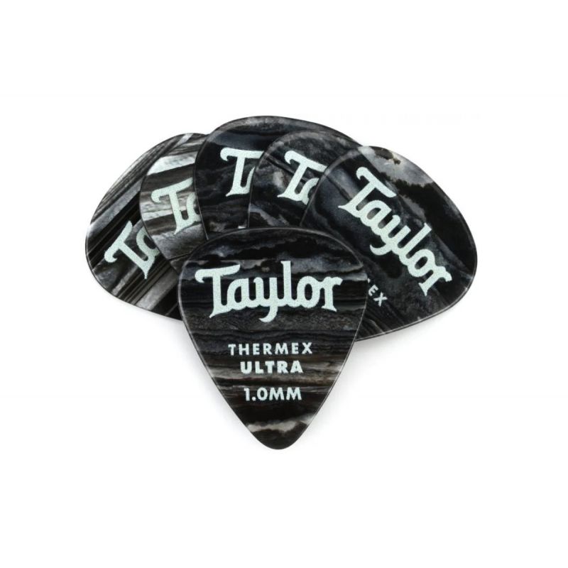 Набор медиаторов TAYLOR GUITARS 351 THERMEX ULTRA PICKS 1.0 MM BLACK ONYX 6 PACK