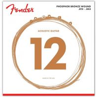 Набор струн FENDER 60L PHOSPHOR BRONZE ACOUSTIC STRINGS 12-53