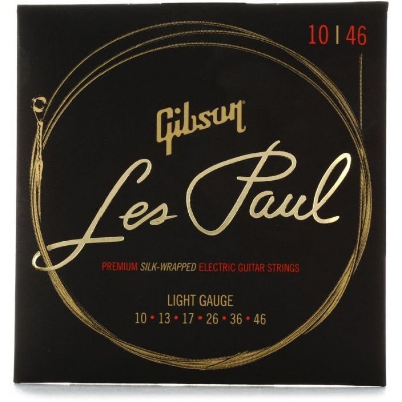 Набор струн GIBSON SEG-LES LES PAUL PREMIUM ELECTRIC GUITAR STRINGS 10-46 LIGHT