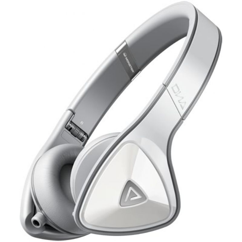 Monster® DNA On-Ear Headphones - White Over Light Grey наушники