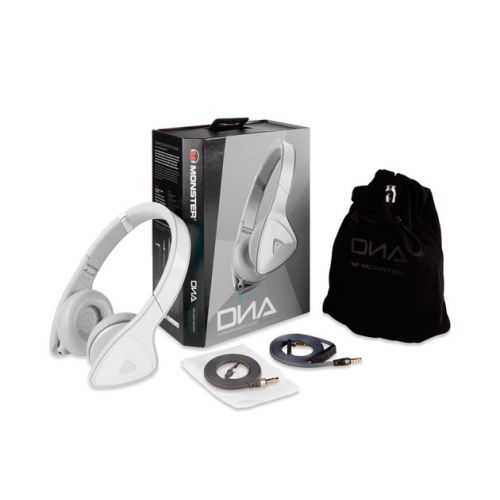 Monster® DNA On-Ear Headphones - White Over Light Grey навушники