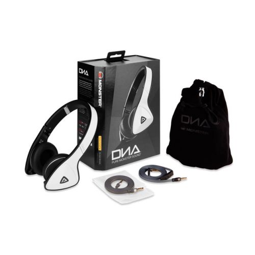 Monster® DNA On-Ear Headphones -White Tuxedo наушники
