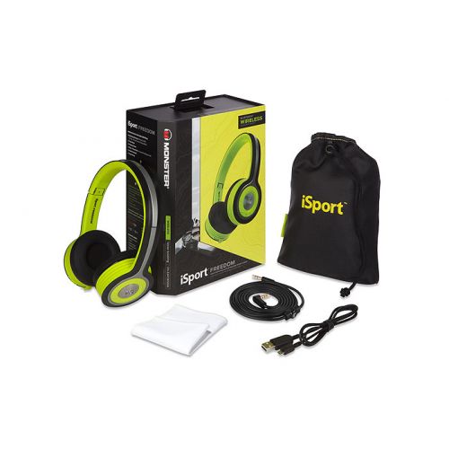 Monster® iSport Freedom Wireless Bluetooth On-Ear Headphones - Green наушники