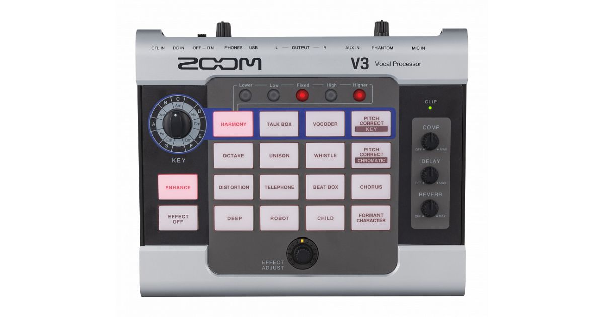 DTM・DAW Zoom V3 Vocal Processor ◁ Вокальный процессор эффектов Zoom V3 • лучшая цена • купить в