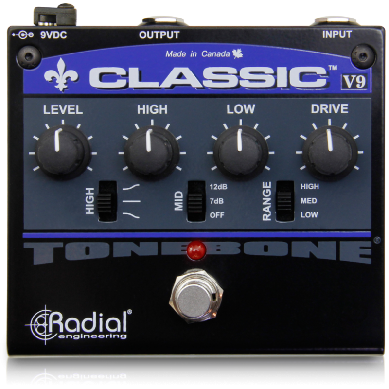 Педаль звуковых эффектов Radial Classic V9