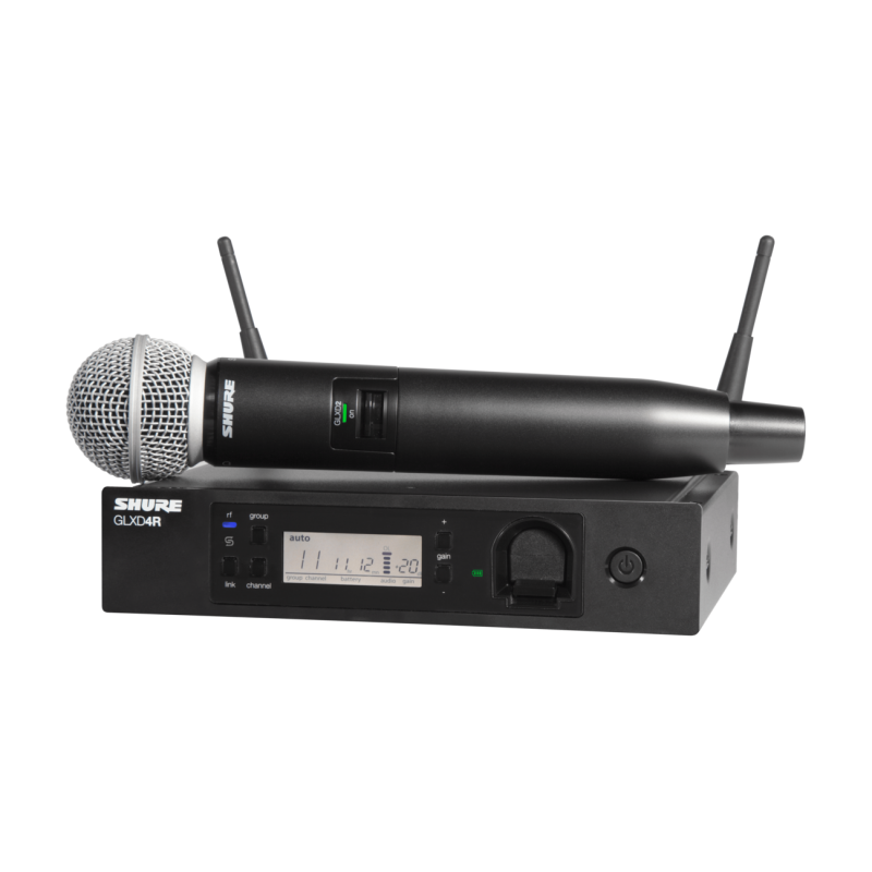 Радіосистема з ручним мікрофоном Shure GLXD24RE/SM58
