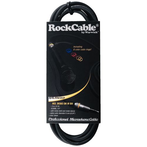  Кабель ROCKCABLE RCL30383 D7M BA Microphone Cable - XLR (m) / TRS Jack (3m)