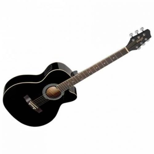 Гитара электроакустическая STAGG G SA20DCE BLK