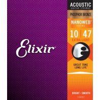 Струни для гітари Elixir AC NW EL