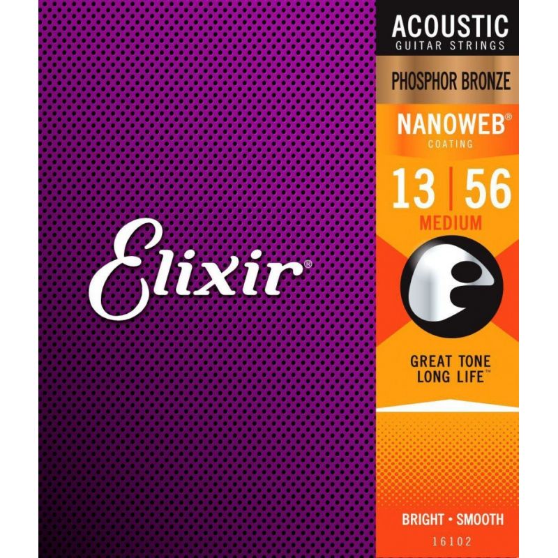 Струни для гітари Elixir AC NW M