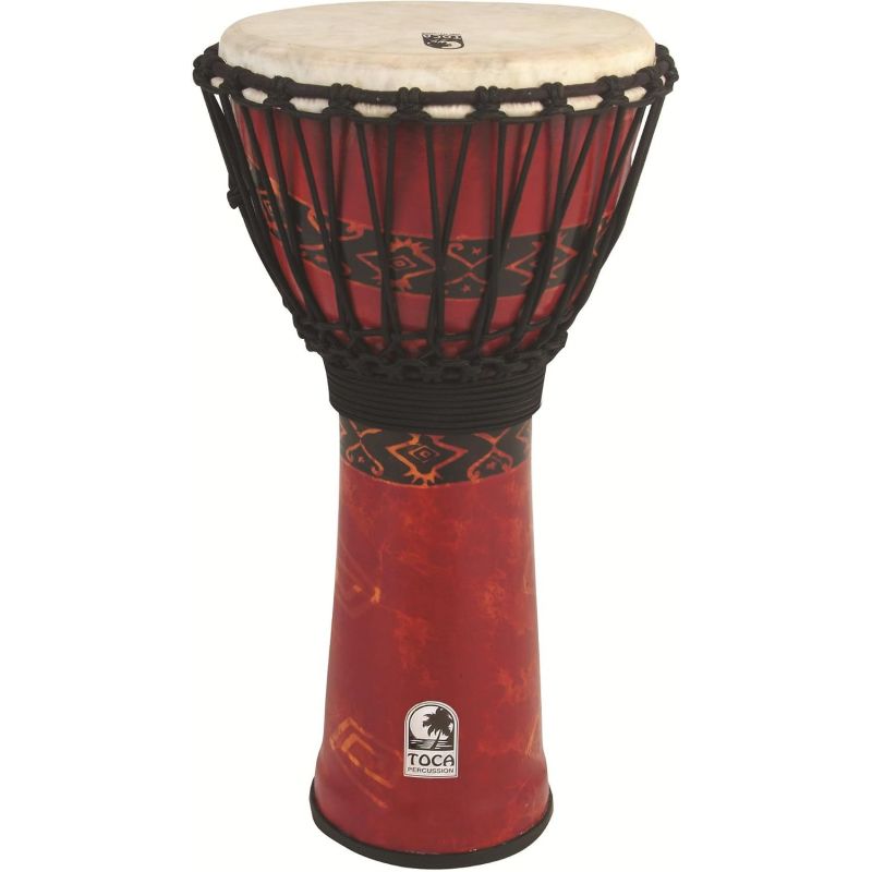 Джембе TOCA Freestyle Rope Tuned SFDJ-10RP (10") Bali Red