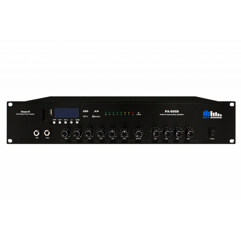 Трансляционный усилитель мощности SKY SOUND PA-500D (4-ZONE)