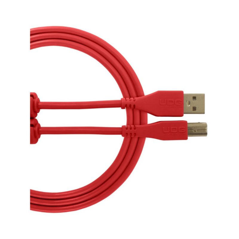 Аудиокабель UDG Ultimate Audio Cable USB 2.0 A-B Red Straight 1m
