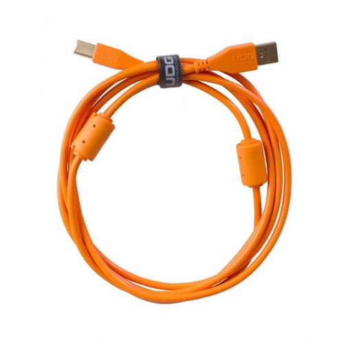 Аудиокабель UDG Ultimate Audio Cable USB 2.0 AB Orange Straight 1m