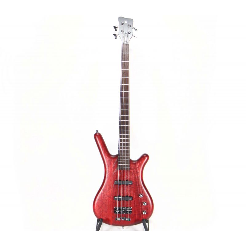 Бас-гитара WARWICK Teambuilt Pro Series Corvette Ash, 4-String A/A (Burgundy Red Transparent Satin)