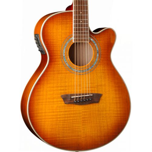Гитара электроакустическая Washburn EA15ITB-A-U