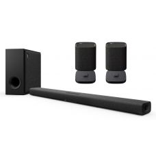 Комплект звукового обладнання Yamaha True X Surround 50A (SR-X50A, 2xWS-X1A, 2xCC-T1A) Black