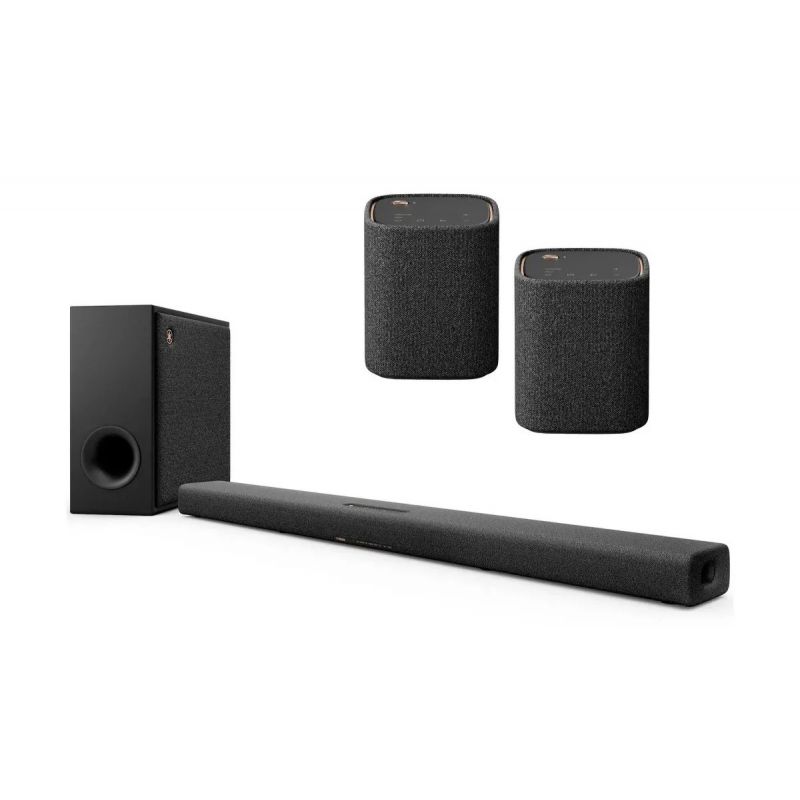 Комплект звукового оборудования Yamaha True X Surround 50A (SR-X50A, 2xWS-X1A, 2xCC-T1A) Carbon Gray