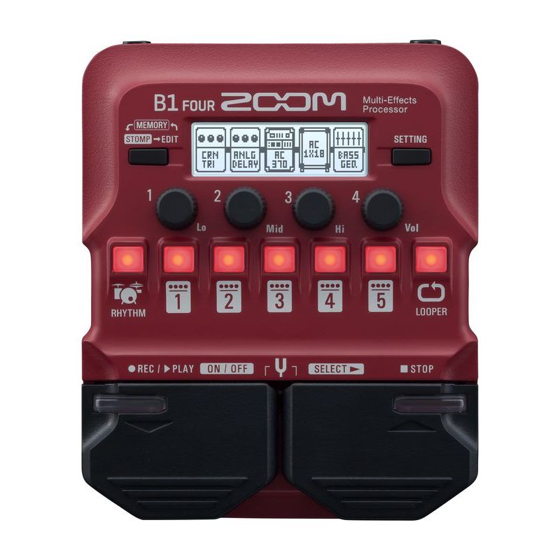 Гитарный процессор эффектов Zoom B1 FOUR