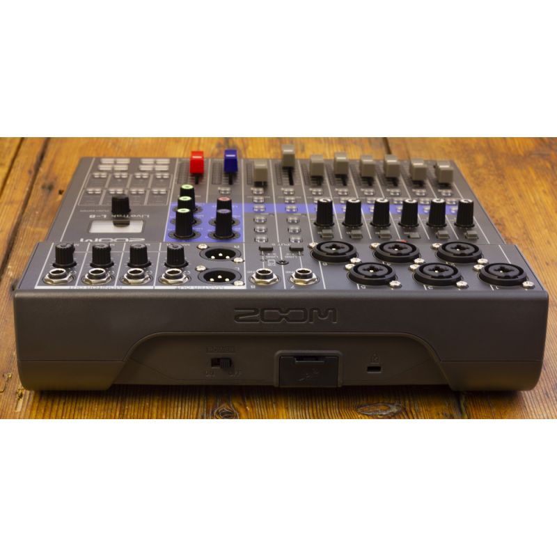 ◁ Цифровой микшерный пульт Zoom LiveTrak L-8 • лучшая цена