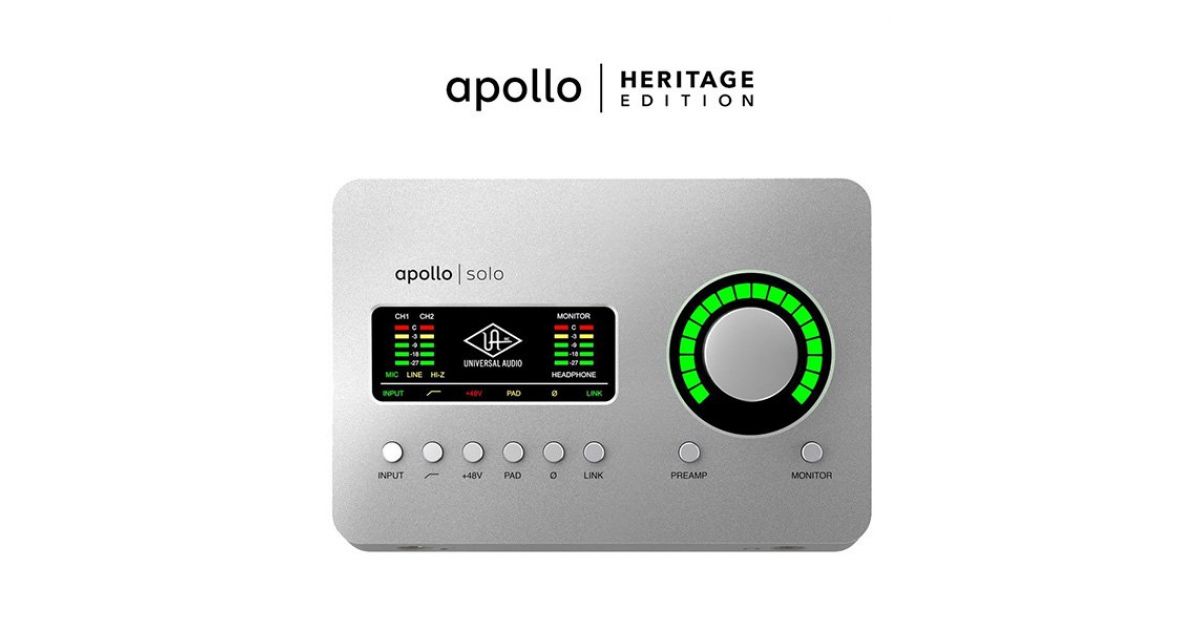 Звуковая карта UNIVERSAL AUDIO Apollo Solo Heritage Edition