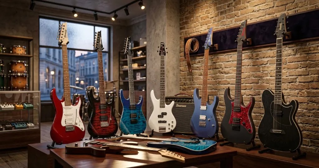 Новое поступление гитар и аксессуаров Ibanez уже на upsound.com.ua