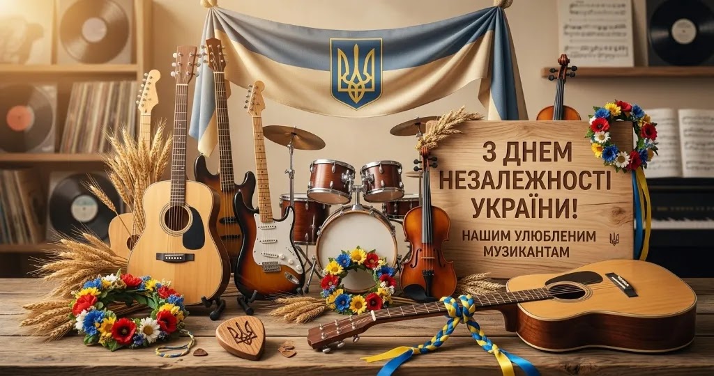 Поздравляем с Днём Независимости Украины от UPsound