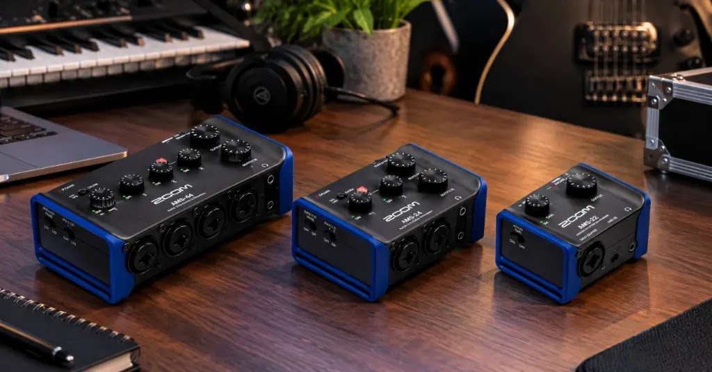 Мобильная студия в кармане: USB-аудиоинтерфейсы Zoom серии AMS